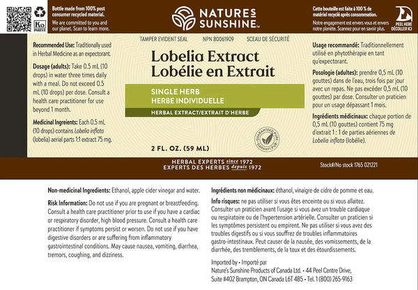 Lobelia Extract (59 mL liquid)