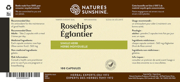 Rosehips (100 capsules)