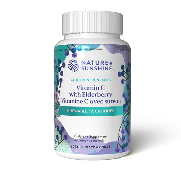 Children's Chewable Vit C with Elderberry (60)