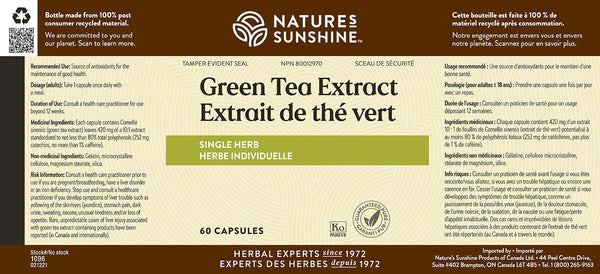 Green Tea Extract (60 capsules)