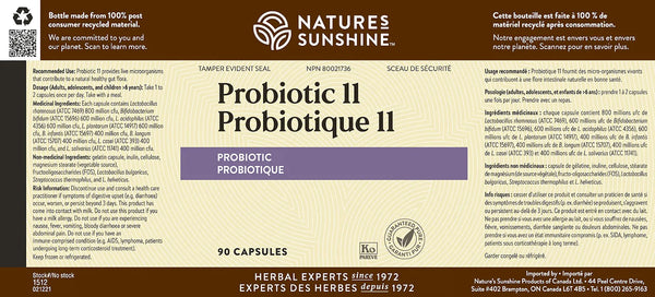Probiotic 11  (90 capsules)