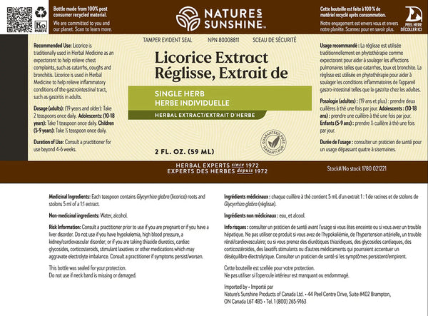 Licorice Extract (59 mL liquid)