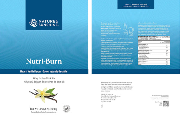 Nutriburn Vanilla (bulk powder 1018 g)