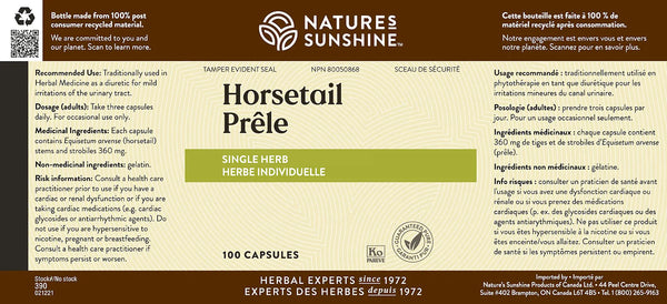 Horsetail (100 capsules)