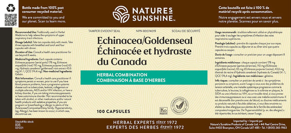 Echinacea & Golden Seal (100 capsules)
