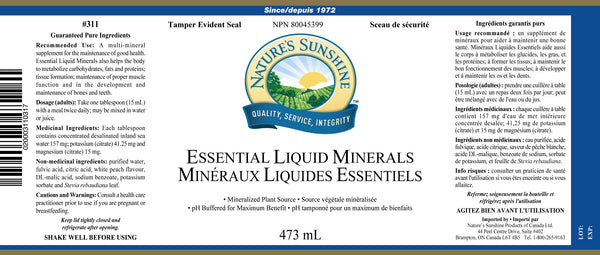 Essential Liquid Minerals (473 ml)