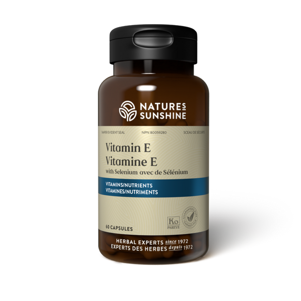 Vitamin E w/Selenium (60 soft gel capsules)
